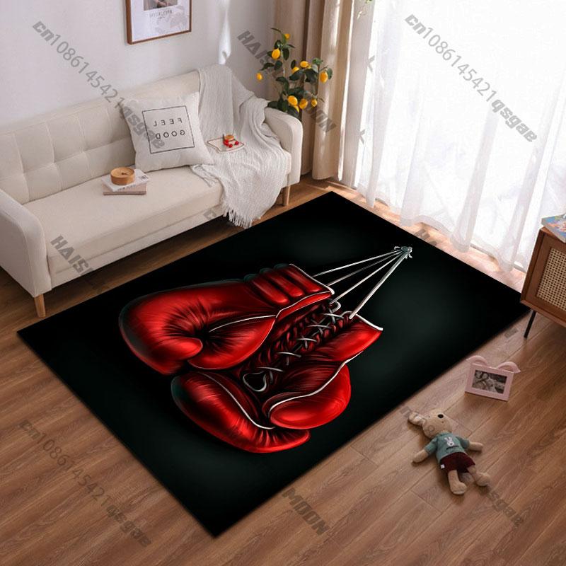 Red boxing gloves hanging carpet Yoga living room room decor children's crawling mat doormat area rug games mat