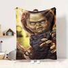 Chucky Horror Flannel Blanket Throw Blanket Soft Warm Sofa Bed Camping Car home Decor Unique Christmas Gift C93073