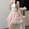 Летняя Новая Тонкая Универсальная Короткая Юбка Сладкая А-образная Юбка