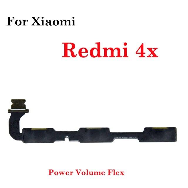 USB-док-станция, разъем для зарядного устройства, порт зарядки, громкость включения, выключения, материнская плата, гибкий кабель, динамик для Xiaomi Redmi 4X