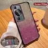 Gradient Glitter Airbag Lens Shockproof Case for Huawei P30 P40 P50 P60 Pro Pura 70 Pro Mate 30 40 50 60 Pro Nove 7 8 9 10 11 12 Pro Honor 100 200 Pro