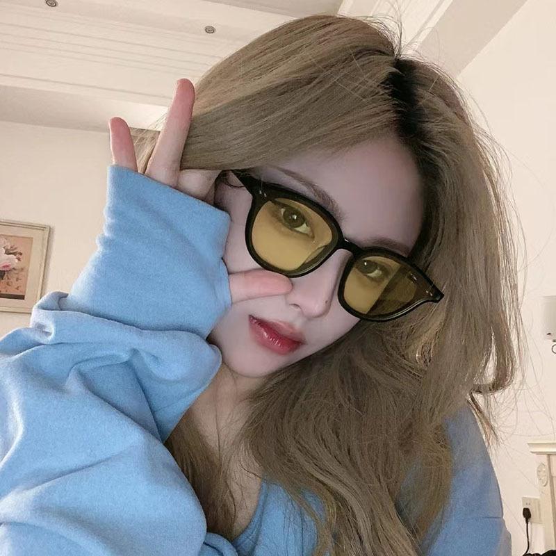 Солнцезащитные очки Солнцезащитные очки в маленькой оправе Jennie с солнцезащитными очками женские ретро коричневые очки