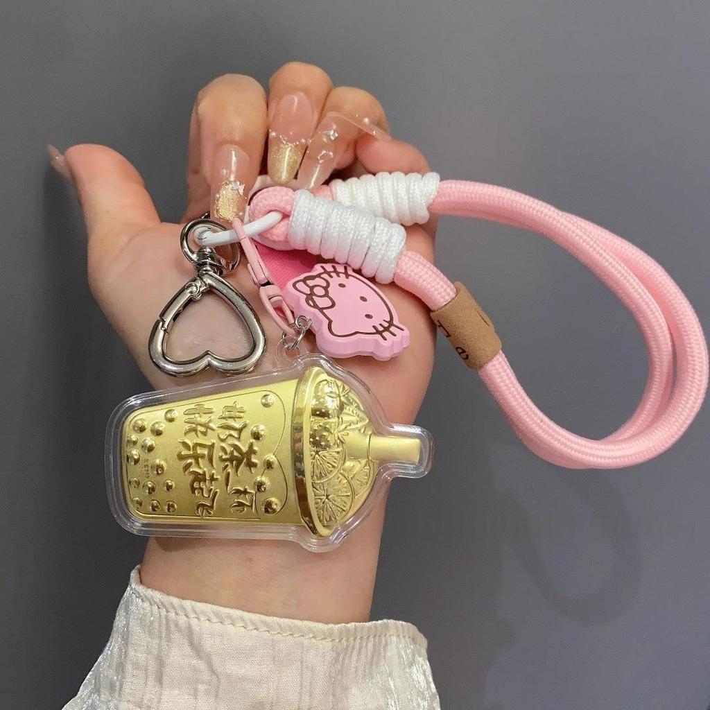 999 Pure Gold Hello Kitty Pendant & Keychain Charm