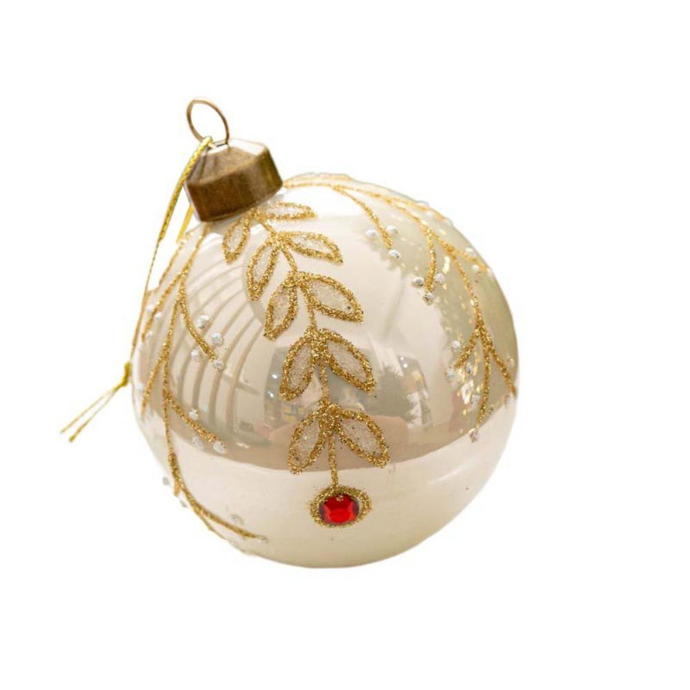 Korean Style Christmas Glass Balls 8cm Christmas Tree Pendants Multicolor Christmas Ball New Year