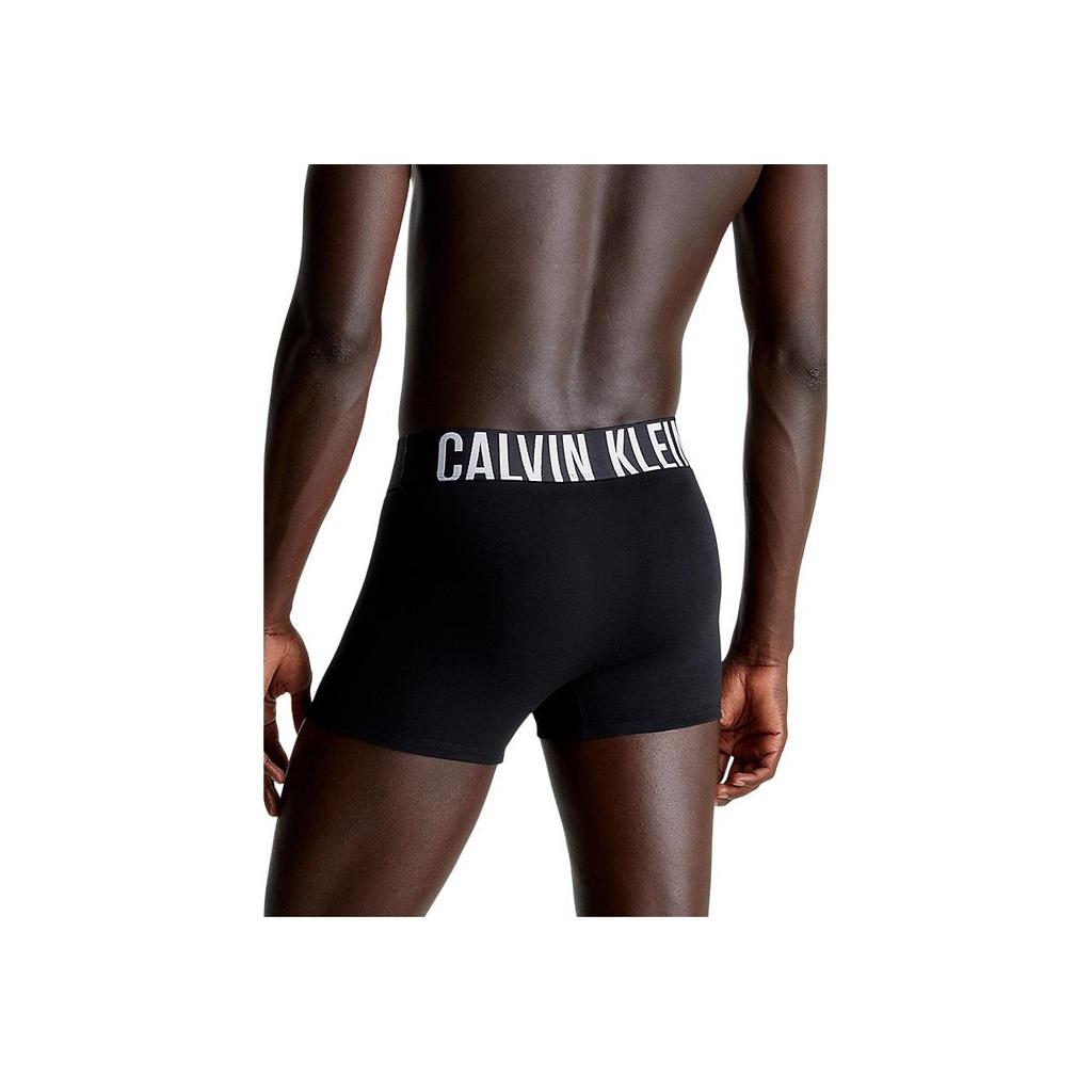 Calvin Klein Минималистичные боксеры-брифы средней посадки с жаккардовым логотипом Мужское нижнее белье Черный 000NB3608A-UB1
