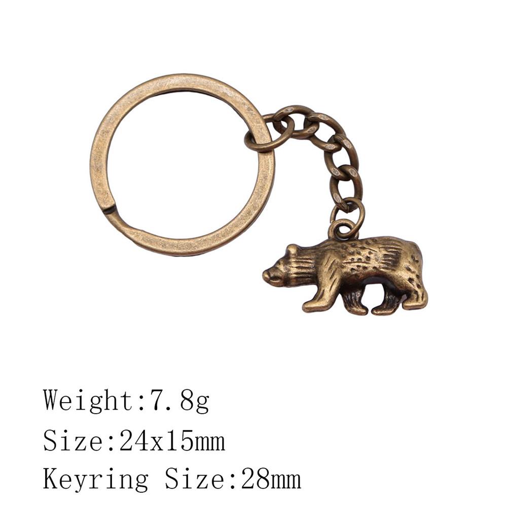 День святого Валентина Оригинальные брелки Лесные животные Медведь Брелок Сувенирные брелки Для пар