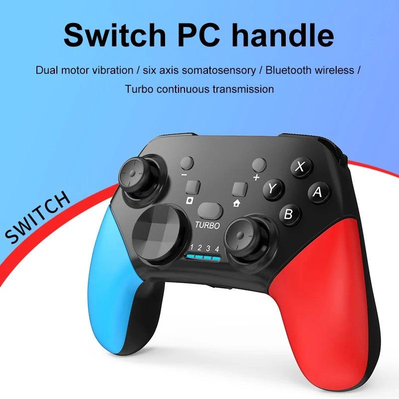 S01 Bluetooth-совместимый игровой контроллер беспроводной геймпад с мотором 6-осевой Nintendo Switch Android ПК