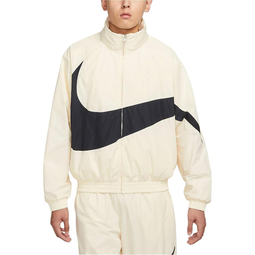 Nike Мужская тканая куртка с логотипом Swoosh 'Кокосовое молоко' FB7878-113