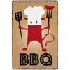 Металлические алюминиевые знаки Зона вечеринки BBQ Настенное украшение Табличка Винтажный арт-постер Железная живопись для мужской комнаты Домашнее кафе Садовый клуб