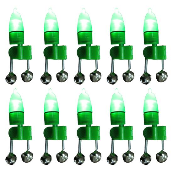 10Pcs Fishing Bite Alarms High Sensitivity Loud Sound Universal Simple Installation Fishing Rod Bells Fish Bites Indicators