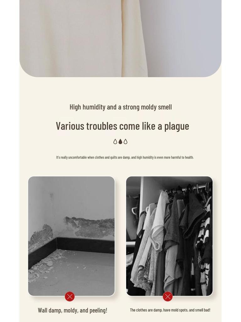 Подвесной осушитель для шкафа - Влагопоглотитель для использования в помещении