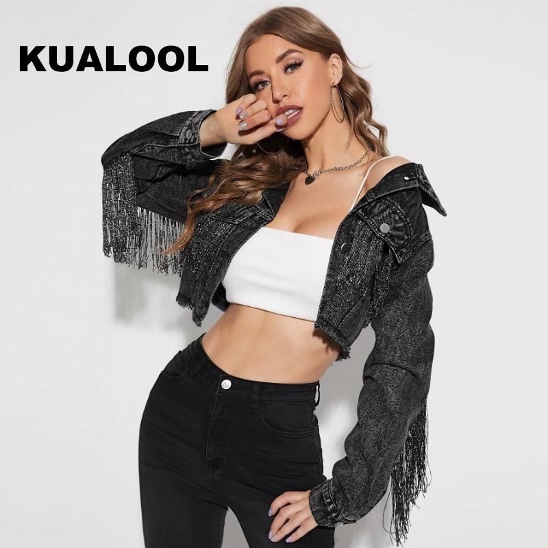 Новая джинсовая куртка Модная женская куртка