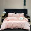 Washed Ice Silk Embroidered Snow Lotus Tencel Four-piece Set Cool Quilt Cover Bed Sheet
