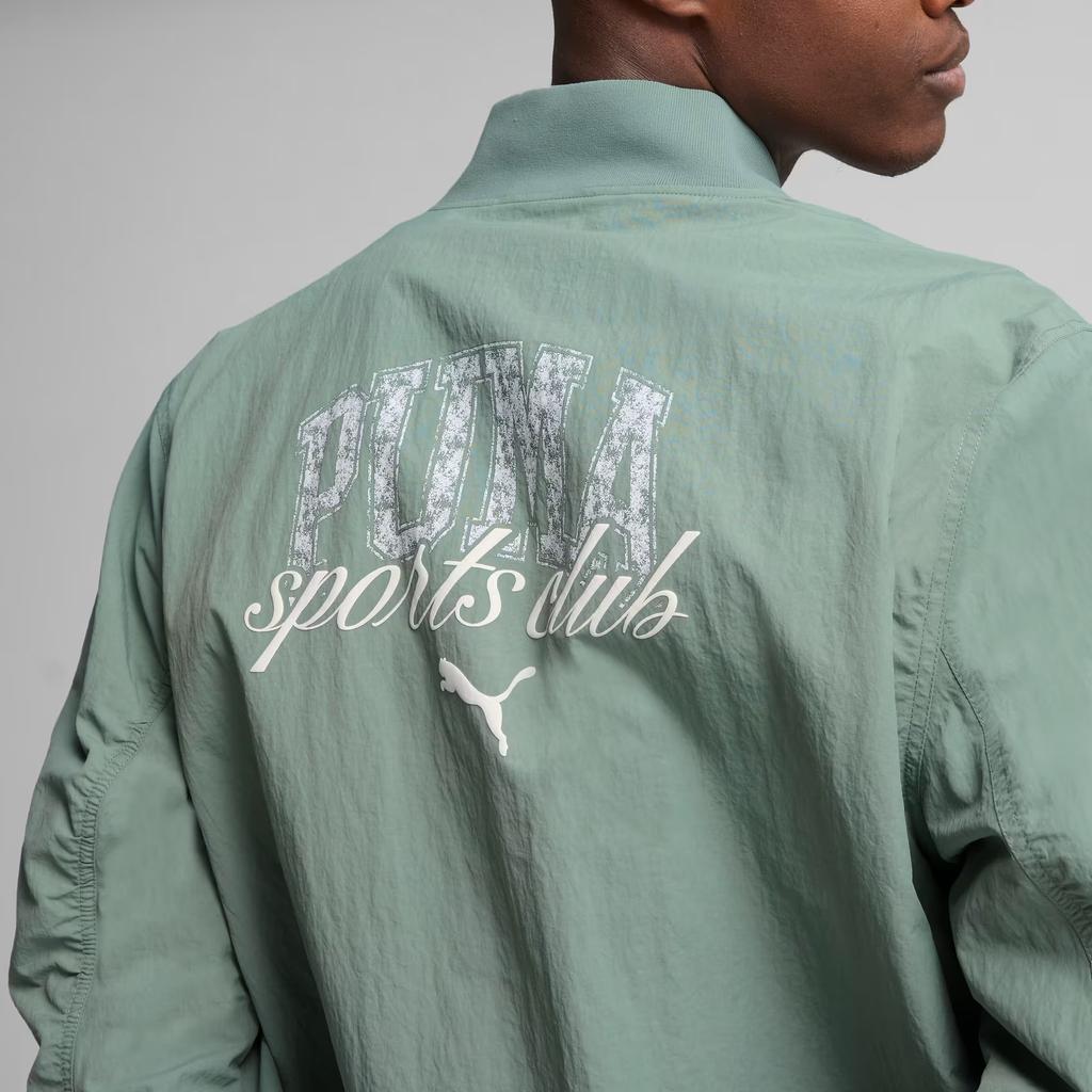 Puma Durable Comfortable Stand Collar Zip Long Sleeve Jacket Men Jackets Green 629903-30