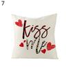 Наволочка для подушки ко Дню святого Валентина со скрытой молнией в скандинавском стиле, изысканная, стильная, на годовщину свадьбы ко Дню святого Валентина