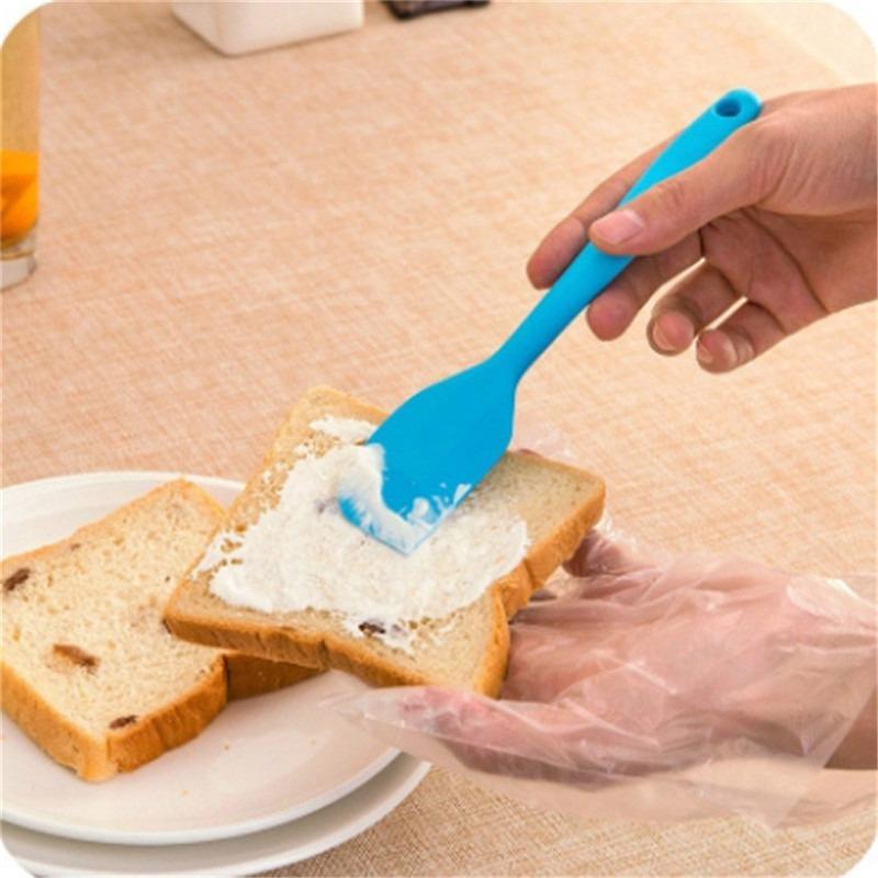 Heat Resistant Integrate Handle Silicone Spoon Scraper Kitchen Utensil Turners Spatula Pan Spatula Cake Kitchen Cooking Tool