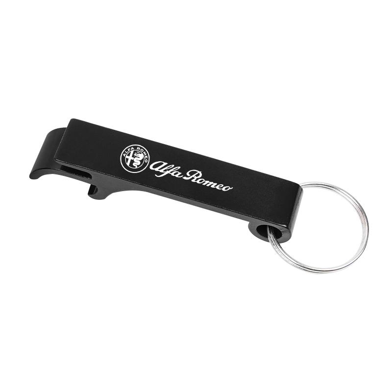 Car Logo Keyring Personalized Beer Bottle Opener Keychain Engraved Gift Keepsake Key Ring For Alfa Romeo 4C 159 166 156 147 GT