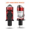 H4 LED Projector Lens Car Headlight Bulbs CANBUS Turbo Auto Bulb High Low Light Fog Lamp bulb12V 24V Turbo Fan 6000k White Light