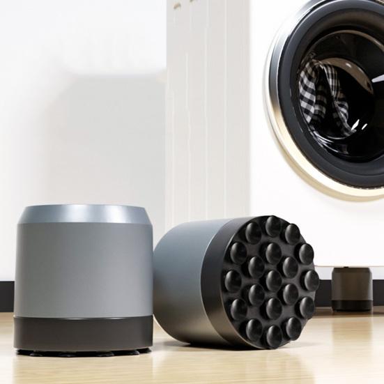 4 шт. амортизирующие коврики для ног, шумоподавление, противоскользящая круглая стиральная машина, мебельная кровать