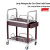 Modern 2-Tier Mobile Serving Trolley
