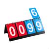 Sports Scoreboard Table Score Flipper Compact Multipurpose Waterproof 4 Digits Keeper Flip