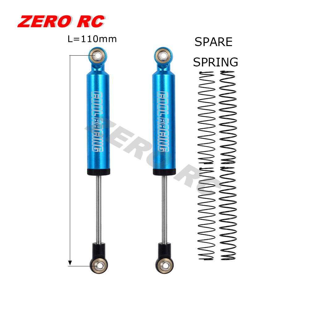 ALLOY SUSPENSION SHOCKS ABSORBER INTERNAL SPRING DAMPERS 60MM 70MM 80MM 90MM 100MM 110MM For SCX10 II D90 WRAITH TRX4 RC CAR