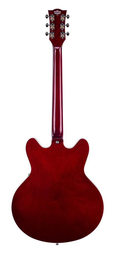 VOX Electric Guitar Equipped with 2 Soap Bar PU Bobcat V90 Cherry Red Semi-Hollow