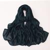 Soft Wide Edge Thin Modal Single Color Cotton Breathable Scarf Shawl Large Size 85 * 180CM