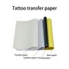 10 шт. Бумага для переноса татуировок, размер А4, 4 слоя, машинка для переноса татуировок от руки, термокопировальная бумага для трафарета, качественный трафарет