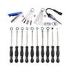 Набор из 10 предметов для регулировки карбюратора, Набор инструментов для регулировки карбюратора с корпусом, Инструмент для чистки и Тестер искры зажигания, Инструмент для настройки