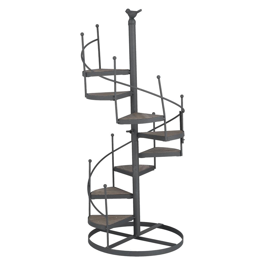 Декоративная полка для растений в европейском стиле, многофункциональная кованая подставка для растений, простая в установке для балкона и гостиной