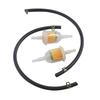 1/4" ID 691035 Fuel Filter 395051R Fuel Line Hose 791850 Clamps for ATV Motorcycle Lawn Mower B&S John Deere Craftsman Engines