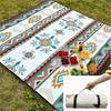 Portable Outdoor Picnic Blanket - Lightweight, Durable Polyester Beach Mat for Camping, BBQ, Hiking Camping Accessories