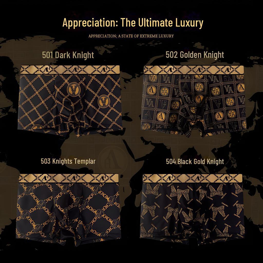 Мужские боксеры-трусы Ice Silk Breathable премиум-класса – летняя коллекция, подарочная коробка