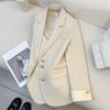 Women's Spring and Autumn Korean Style Design Suit Jacket Temperament Commuter Suit Tops
