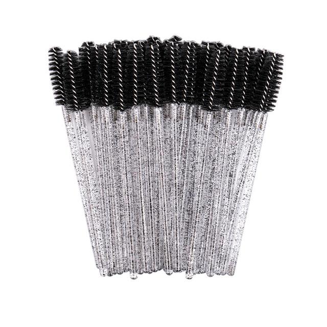 50 шт., кисточка для наращивания ресниц, одноразовые кисти для макияжа, аппликатор для туши