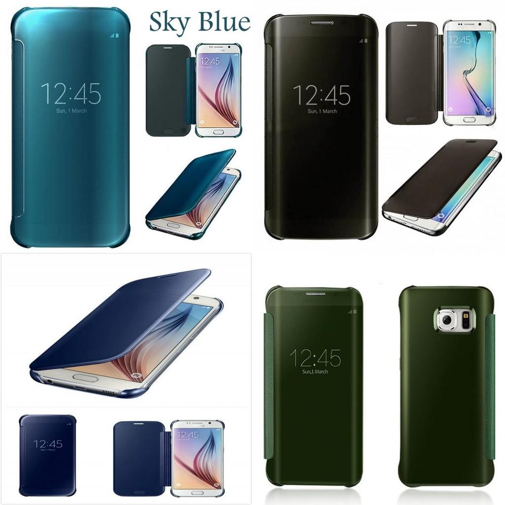 Зеркальная 3D вертикальная подставка, чехол-книжка для телефона Samsung S8/s8 Plus