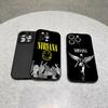 Модный чехол для телефона Fashing N-nirvanas для 16 Pro Max iPhone 17 Pro Max 14 15 Plus 12 13 11 Pro Xr X Xs SE Задняя крышка