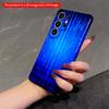 2DFlat Samsung phone case Blue Cosmic Sparkle Light Beam Applicable to Galaxy S22 S23 S24 S25ULTRA S26 A12 A13 A14 A15 A16