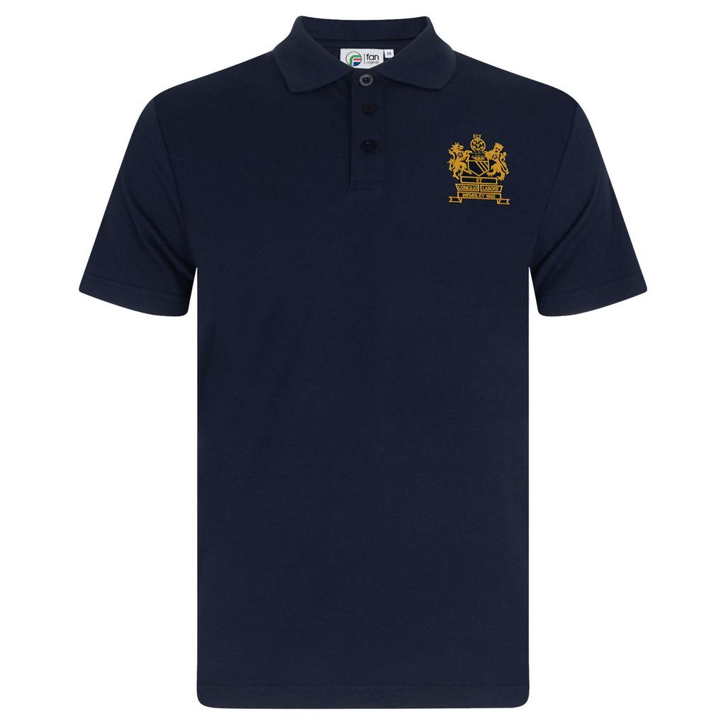Fan Originals Mens Manchester 1968 Crest Polo Shirt
