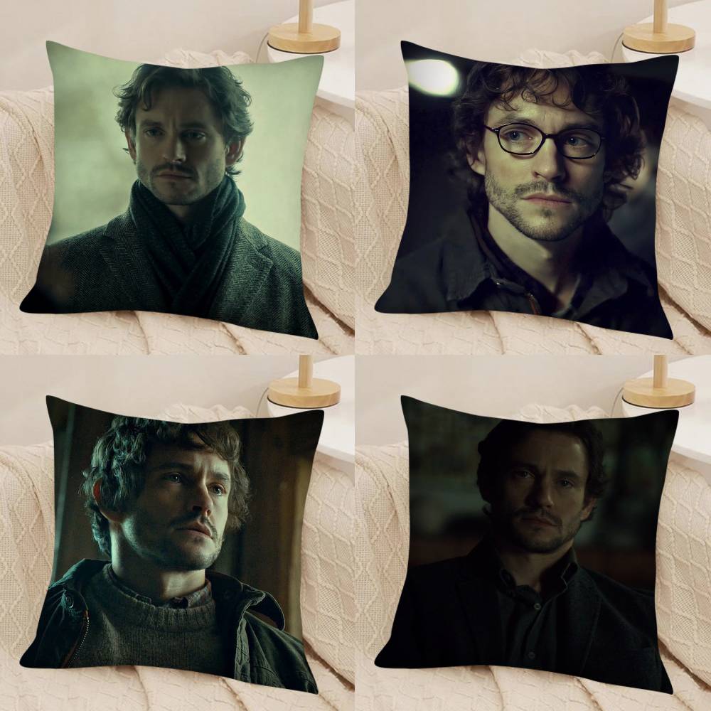 1pc Will Graham Pillow Case Fashion Square Pillowcase Bedroom Sofa Room Ins Decoration Leisure