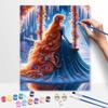 Disney animation digital oil painting Rapunzel diy handpainted coloring painting home decoration craft for wall art decor gift painting