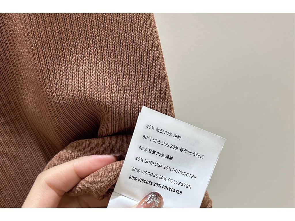 25MM Жаккардовый Трикотажный Топ с Круглым Вырезом в Рубчик, Эластичный, Без Рукавов, Приталенный