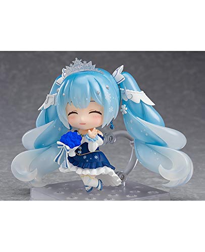 Nendoroid Character Vocal Series 01 Hatsune Miku Snow Miku Snow Princess Ver. Немасштабируемая подвижная фигура, окрашенная из АБС и ПВХ