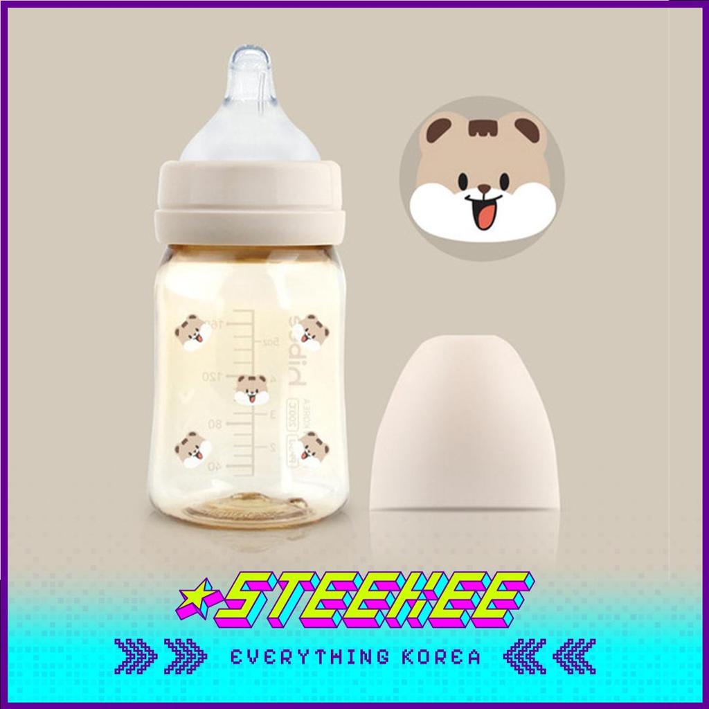 Hibee Eight Air Vents PPSU Anti-Colic BPA-free Baby Bottle Squirrel 170ml by Steekee Korea 4314