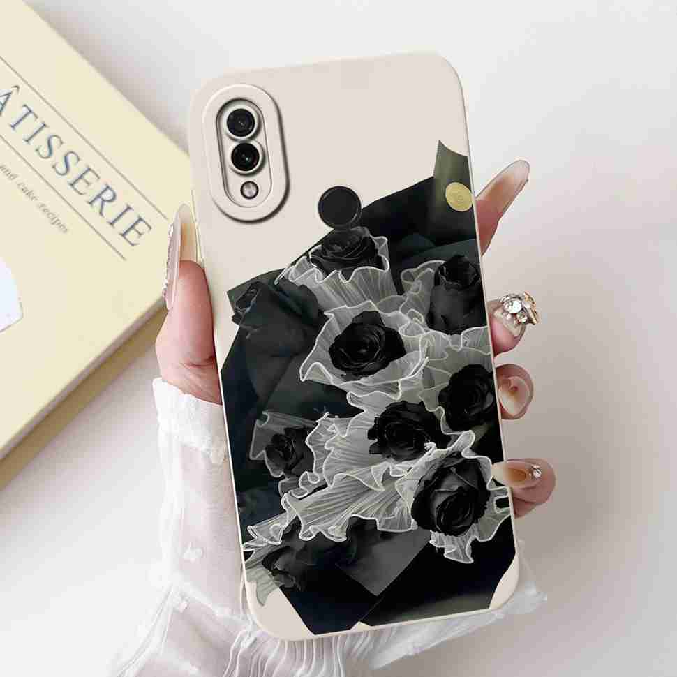 For Xiaomi Redmi Note 7 6.3" Casing Cute Cartoon Shockproof Back Cover For Redmi Note 7 note7 Flower Soft Silicone Phone Cases