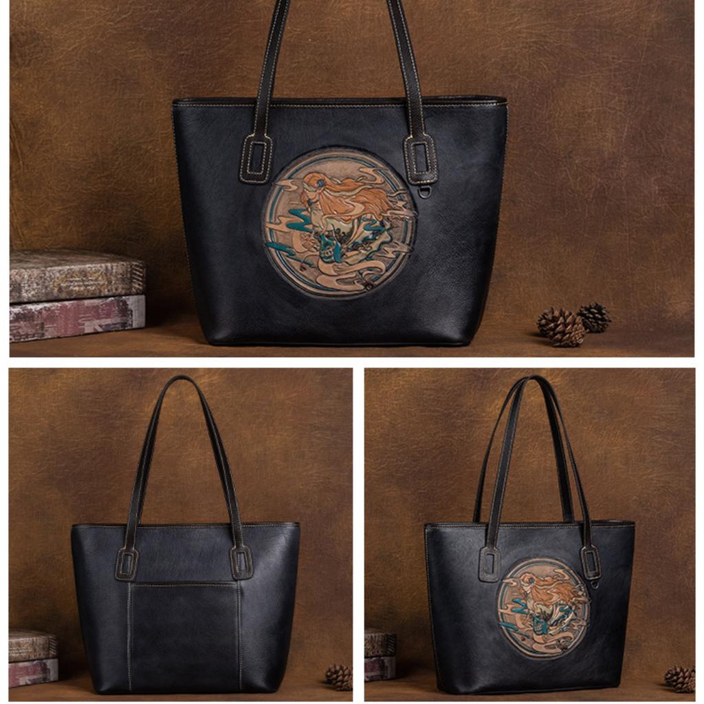 Большая сумка подмышки Большая вместительная верхняя часть Сумка для мамы Винтажная большая сумка для девочек