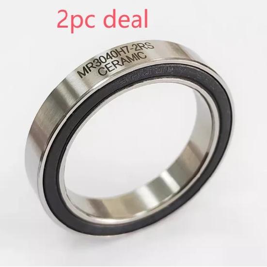 2 шт. Подшипники каретки ABEC-3 Керамические подшипники MR3040H7/MR3040H6 -2RS 30x40x6/7 Нержавеющая сталь Герметичные для SRAM DUB Truvativ
