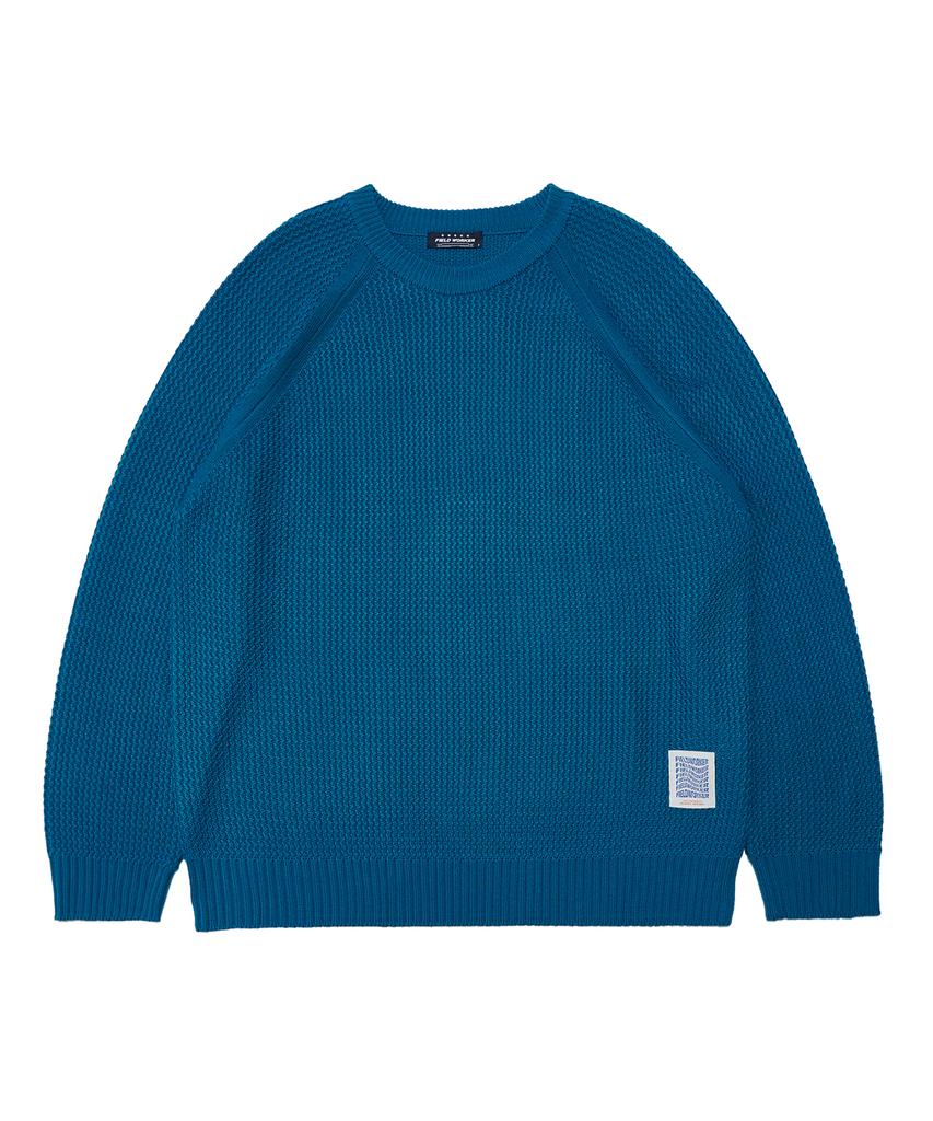 FIELDWORKER Modified Texture Raglan Knit [3 Colors]