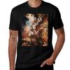 Fall Of The Damned By Peter Paul Rubens Oil Painting Reproduction Tshirt Big Size Loose Fit Tee Shirt